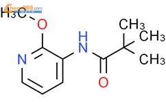 N-(2-甲氧基吡啶-3-基)三甲基乙酰胺结构式图片|125867-19-8结构式图片