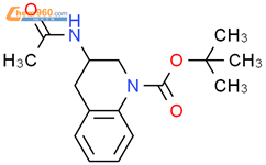 tert-butyl 3-acetamido-3,4-dihydroquinoline-1(2H)-carboxylate结构式图片|1259224-07-1结构式图片