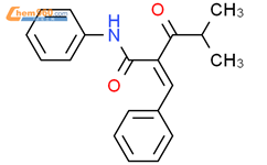 2-(苯甲撑)-3-氧代-4-甲基-N-苯基-戊酰胺结构式图片|125971-57-5结构式图片