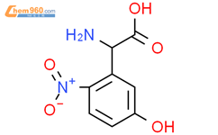 2-amino-2-(5-hydroxy-2-nitrophenyl)acetic acid结构式图片|1259993-41-3结构式图片