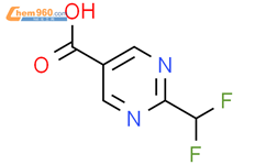 2-(difluoromethyl)pyrimidine-5-carboxylic acid结构式图片|1260902-00-8结构式图片