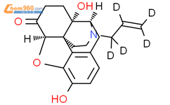 纳洛酮D5结构式图片|1261079-38-2结构式图片