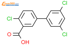2-chloro-5-(3,5-dichlorophenyl)benzoic acid结构式图片|1261908-62-6结构式图片