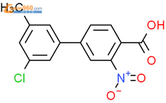 4-(3-chloro-5-methylphenyl)-2-nitrobenzoic acid结构式图片|1261929-41-2结构式图片