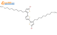 2,5-二己基-3,6-二(噻吩-2-基)吡咯并[3,4-C]吡咯-1,4(2H,5H)-二酮结构式图片|1264297-33-7结构式图片