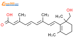 Retinoic acid,16-hydroxy-, 13-cis-(?脿)- (9CI)结构式图片|126532-33-0结构式图片