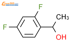 (1R)-1-(2,4-Difluorophenyl)ethanol结构式图片|126534-35-8结构式图片