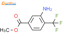3-氨基-4-(三氟甲基)苯甲酸乙酯结构式图片|126541-82-0结构式图片