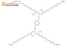 1,1',1'',1'''-[1,4-哌嗪二基双(2,1-乙二基次氮基)]四[2-十二烷醇]结构式图片|1265904-26-4结构式图片