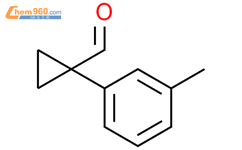 1- (3-甲基苯基)环丙烷甲醛结构式图片|1267390-52-2结构式图片
