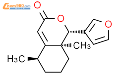 3H-2-Benzopyran-3-one,1-(3-furanyl)-1,5,6,7,8,8a-hexahydro-5,8a-dimethyl-, (1R,5S,8aR)-rel-结构式图片|126754-17-4结构式图片
