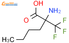 DL-2-(三氟甲基)正亮氨酸结构式图片|127127-26-8结构式图片