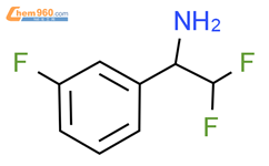 α-(二氟甲基)-3-氟苯甲胺结构式图片|1271477-10-1结构式图片