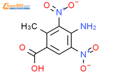 4-氨基-2-甲基-3,5-二硝基苯甲酸结构式图片|127971-60-2结构式图片
