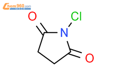 N-氯代丁二酰亚胺结构式图片|128-09-6结构式图片