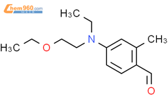 N-乙基-N-乙氧基乙基-4-氨基-2-甲基苯甲醛结构式图片|128237-47-8结构式图片