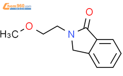 2,3-dihydro-2-(2-methoxyethyl)-1H-Isoindol-1-one结构式图片|128290-19-7结构式图片