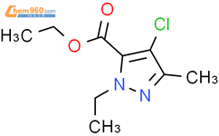 4-氯-3-乙基-1-甲基-1H-吡唑-5-羧酸乙酯