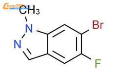6-溴-5-氟-1-甲基-1H-吲唑结构式图片|1286734-86-8结构式图片