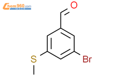 3-Bromo-5-(methylthio)benzaldehyde结构式图片|1289063-08-6结构式图片
