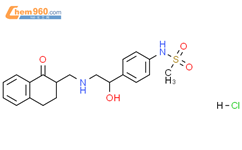 Benzonitrile, 4-[2-(4,4-dimethyl-2-oxo-3-oxazolidinyl)-4-thiazolyl]-Methanesulfonamide, N-[4-[1-hydroxy-2-[[(1,2,3,4-tetrahydro-1-oxo-2-naphthalenyl)methyl]amino]ethyl]phenyl]-, hydrochlorid结构式图片|129280-22-4结构式图片