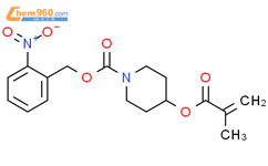 (2-硝基苯基)4-(甲基丙烯酰氧基)哌啶-1-羧酸甲酯结构式图片|1292812-05-5结构式图片