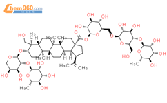白头翁皂苷 B4结构式图片|129741-57-7结构式图片