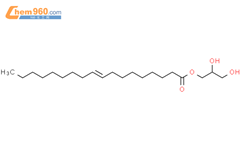 2,3-二羟基丙基 (9E)-9-十八碳烯酸酯结构式图片|129784-87-8结构式图片