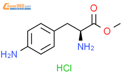 L-4-氨基苯丙氨酸甲酯盐酸盐结构式图片|129799-97-9结构式图片
