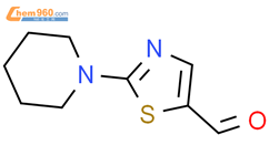 2-哌啶基噻唑-5-甲醛结构式图片|129865-52-7结构式图片