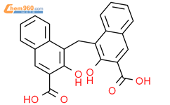 亚甲基双羟萘酸结构式图片|130-85-8结构式图片