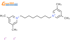 1-[8-(3,5-dimethylpyridin-1-ium-1-yl)octyl]-3,5-dimethylpyridin-1-ium,diiodide结构式图片|130099-96-6结构式图片