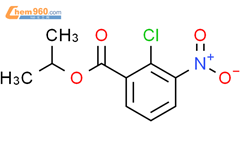 BENZOIC ACID, 2-CHLORO-3-NITRO-, 1-METHYLETHYL ESTER结构式图片|130189-79-6结构式图片