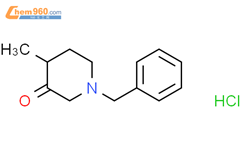 1-Benzyl-4-methylpiperidin-3-one hydrochloride结构式图片|1303968-15-1结构式图片