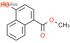 4-羟基萘-1-羧酸甲酯结构式图片|13041-63-9结构式图片
