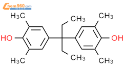 4-[1-乙基-1-(4-羟基-3,5-二甲基苯基)丙基]-2,6-二甲基苯酚结构式图片|13044-18-3结构式图片