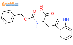 N-苄氧羰基-DL-色氨酸结构式图片|13058-16-7结构式图片