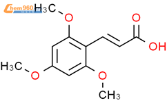 2,4,6-三甲氧基肉桂酸结构式图片|13063-09-7结构式图片