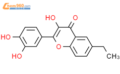 2-(3,4-dihydroxyphenyl)-6-ethyl-3-hydroxychromen-4-one