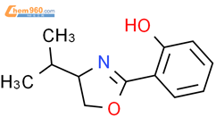 Phenol, 2-[(4S)-4,5-dihydro-4-(1-methylethyl)-2-oxazolyl]-结构式图片|131380-91-1结构式图片