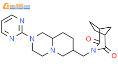3-Azabicyclo[3.2.1]octane-2,4-dione,3-[[octahydro-2-(2-pyrimidinyl)-2H-pyrido[1,2-a]pyrazin-7-yl]methyl]-结构式图片|131744-32-6结构式图片