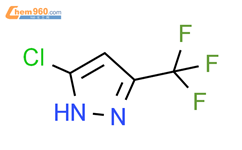 3-氯-5-(三氟甲基)-1H-吡唑结构式图片|131797-35-8结构式图片