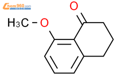 8-甲氧基-3,4-二氢萘-1(2H)-酮结构式图片|13185-18-7结构式图片