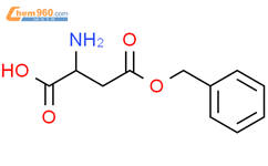 (R)-2-氨基-4-(苄氧基)-4-氧代丁酸结构式图片|13188-89-1结构式图片