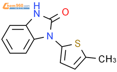 1,3-二氢-1-(5-甲基-2-噻吩基)-2H-苯并咪唑-2-酮结构式图片|1319722-10-5结构式图片