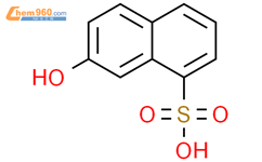 7-羟基萘-1-磺酸结构式图片|132-57-0结构式图片