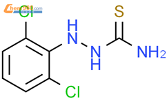 4-2,6-二氯苯-3-氨基硫脲结构式图片|13207-55-1结构式图片