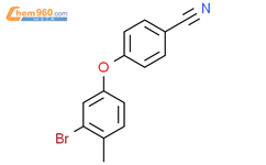 4-(3-Bromo-4-methylphenoxy)benzonitrile结构式图片|132529-83-0结构式图片