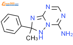 1,2-二氢-2-甲基-2-苯基[1,2,4]三唑并[1,5-a][1,3,5]三嗪-7-胺结构式图片|132685-79-1结构式图片