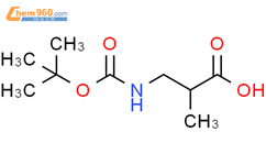 (R)-3-(BOC-氨基)-2-甲基丙酸结构式图片|132696-45-8结构式图片